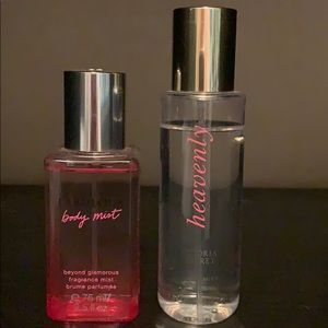 Slightly used VS travel perfumes